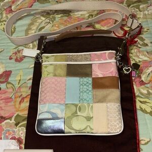Coach Multicolor Patchwork Crossbody Bag
